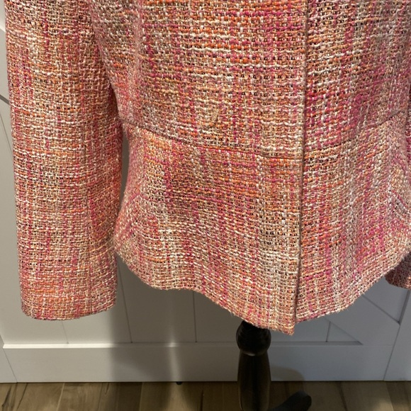 Talbots Pink Tweed Jacket - Picture 2 of 4
